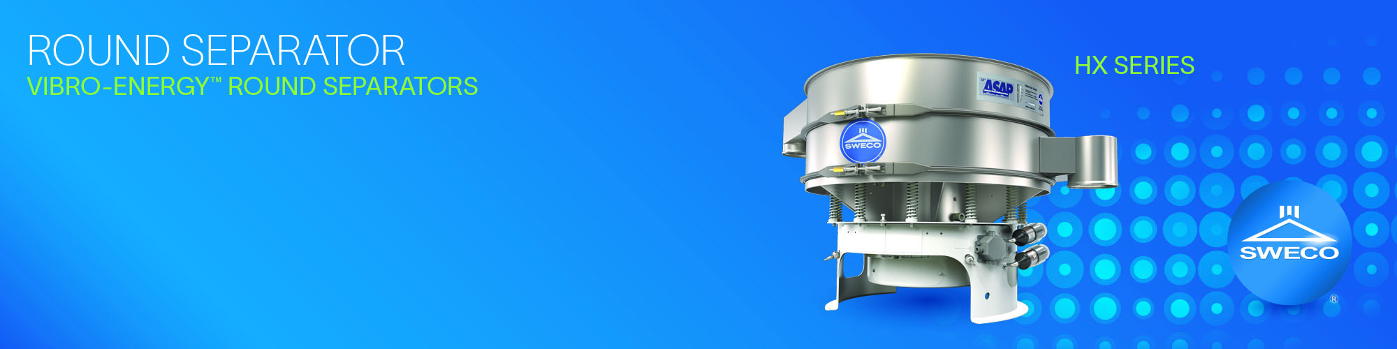 SWECO Vibro-Energy Rundabscheider